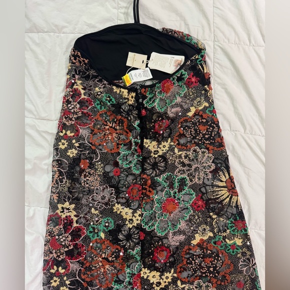 NEW WITH TAGS AGUA BENDITA SARI HALTER MAXI DRESS - Picture 9 of 9